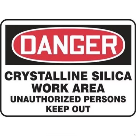 Accuform OSHA DANGER SAFETY SIGN CRYSTALLINE MCHG143VA MCHG143VA